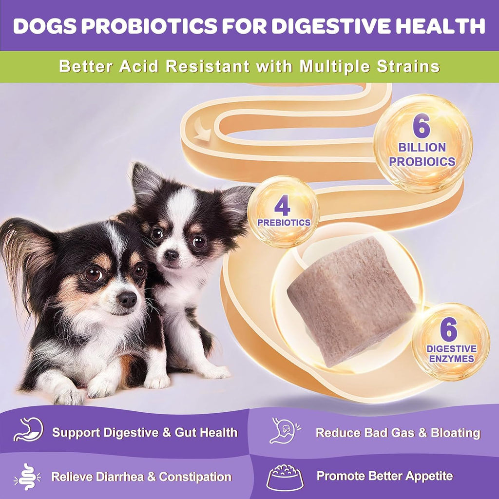 NATURE TARGET Probiotics for Dogs, Duck Flavored - 120 Treats