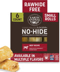 Earth Animal No Hide Dog Chews - Rawhide Free Small Rolls 6 Count Beef