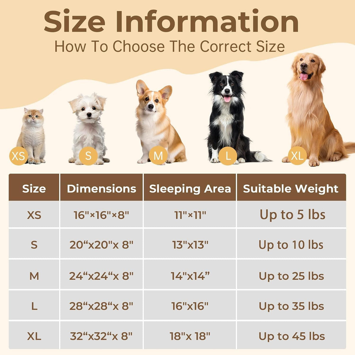 Calming Donut Dog Bed for Small Dogs, Anti-Anxiety Round Washable Plush Fluffy Faux Fur Large Cat Bed, 24 inches Fits up to 25 lbs Pets, Anti-Slip Waterproof Mute Base Rainbow