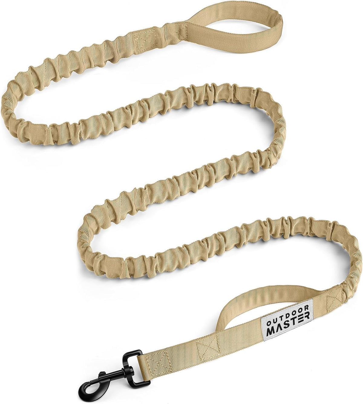 OutdoorMaster Bungee Dog Leash, Heavy Duty Dog Leash with Shock Absorption