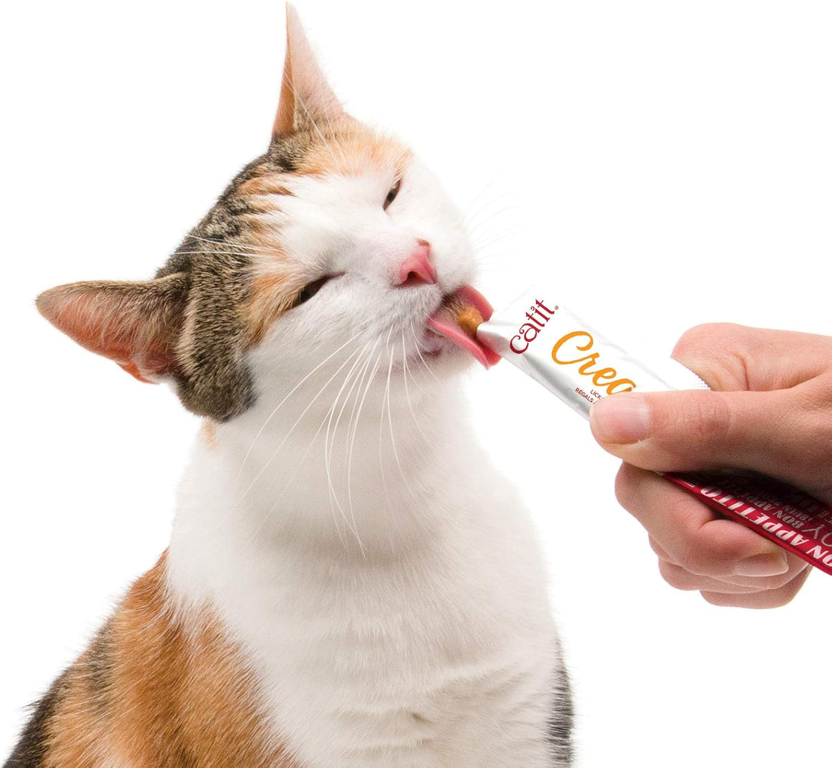 Catit Creamy Lickable Cat Treat, Healthy Cat Treat, Tuna, 50 Pack