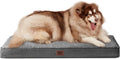 EHEYCIGA Orthopedic Dog Bed Large with Removable Washable Cover, 50IN Grey