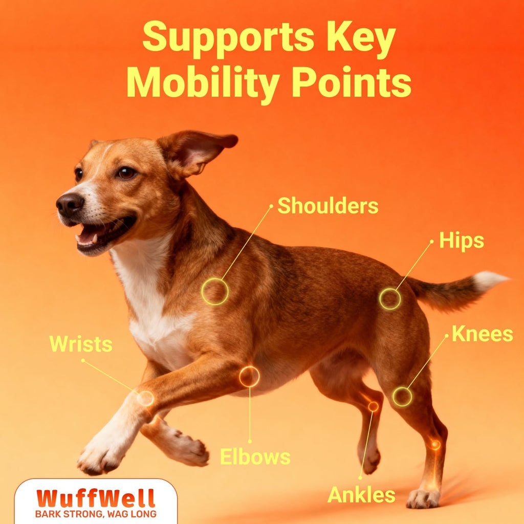 WuffWell Liquid Glucosamine Hip & Joint Support for Dogs, USA Made, 16oz