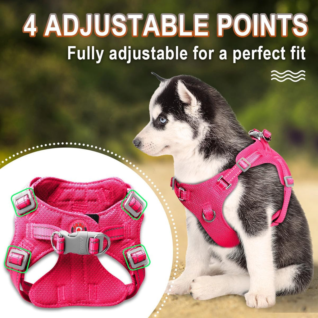 BARKBAY Dog Harness Medium Sized Dog,No Pull Puppy Harness,Step-in Dog Vest