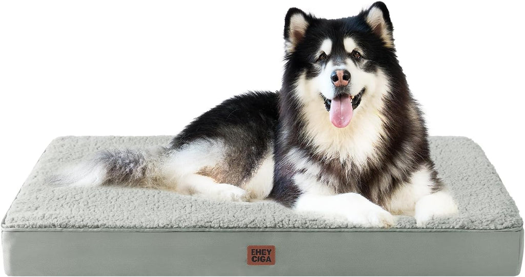 EHEYCIGA Orthopedic Dog Bed Extra Large with Removable Washable Cover, 47IN