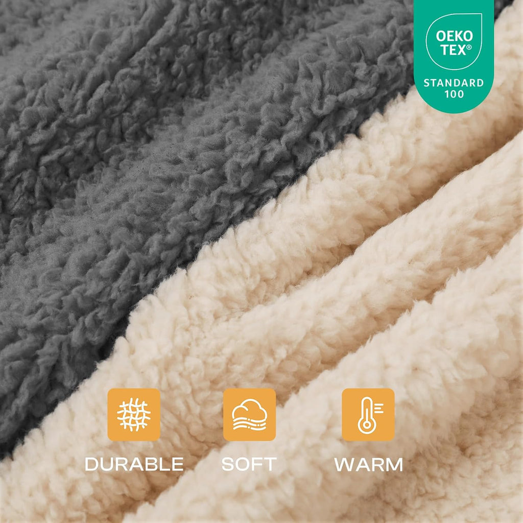 Luciphia Ultra Soft Sherpa Fleece Dog Puppy Cat Blanket for Small Pets