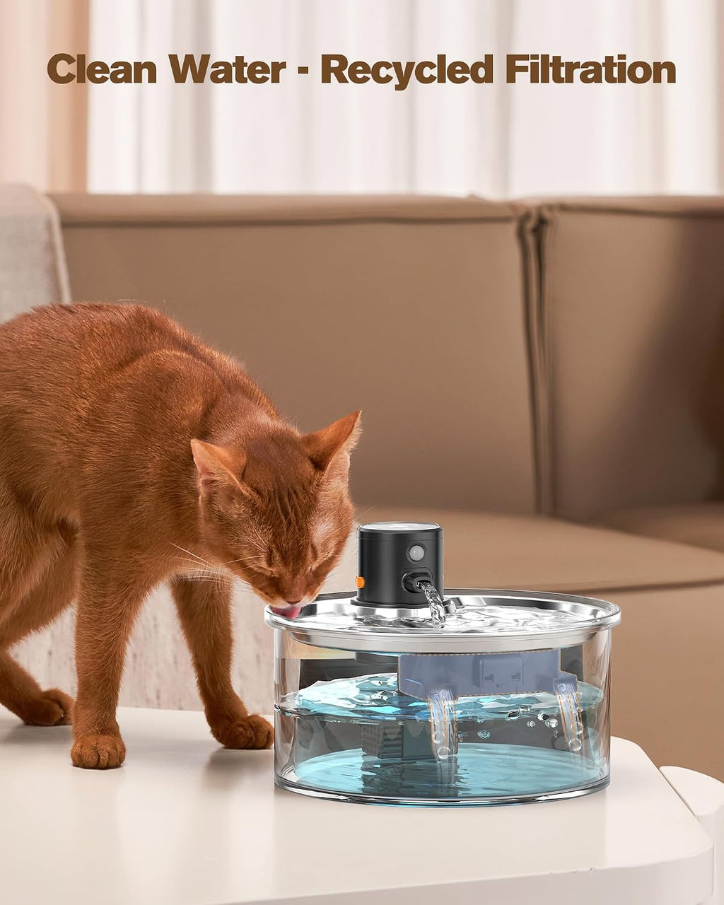 VKIMISS Cat Water Fountain Filters: Pet Water Dispenser Filter Replacement