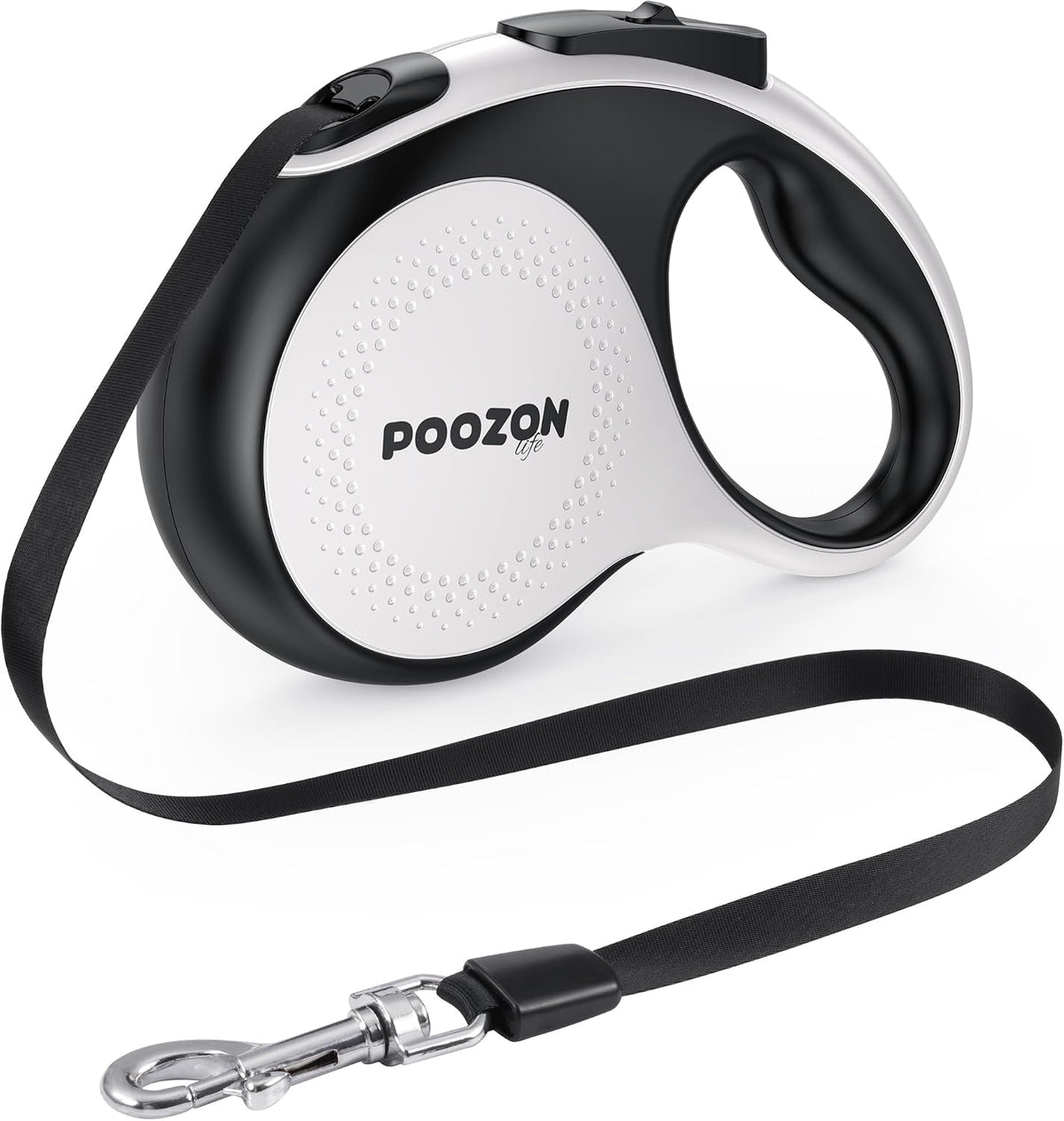 Retractable Dog Leash, 360° Tangle Free, 16 ft Strong Nylon Tap for Pets, Walking Leash for Medium and Large Dogs, Heavy Duty, One Button Break and Lock, Up to 66 lbs