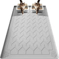 Silicone Cat Litter Mat, 40"x28" XLarge Waterproof Trapping Mats | Raised Edges Leakproof, Non-Slip, Scatter Control, Soft Paws, Litter Trap, Easy Shake/Rinse, Multi-Use(Food,Door,Kitchen)