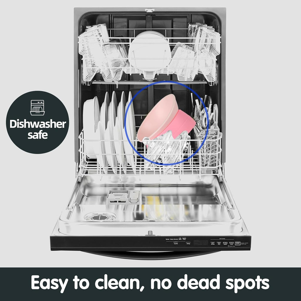 Bulldog Bowl Anti-Slip Dog Cat Dish Detachable Rubber Dog Bowl Pet Sterile Tilted Pet Feeder Slope Base 