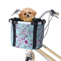 RAYMACE Bicycle Basket Dog Bike Handlebar Basket Front,Folding Detachable Quick Release Easy Install,Cycling Picnic Bag