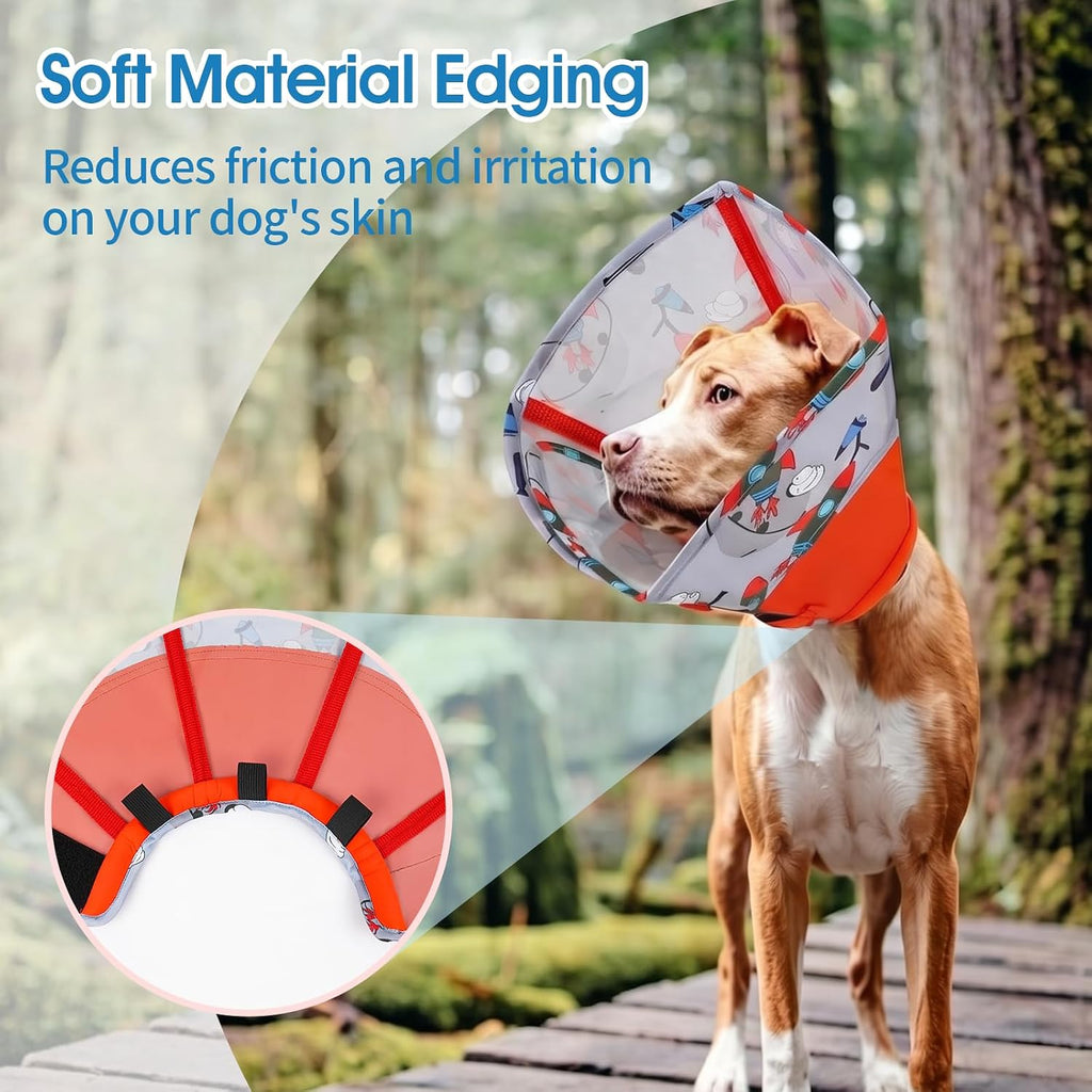 Dog Elizabethan Collar for Dogs with Durable Material