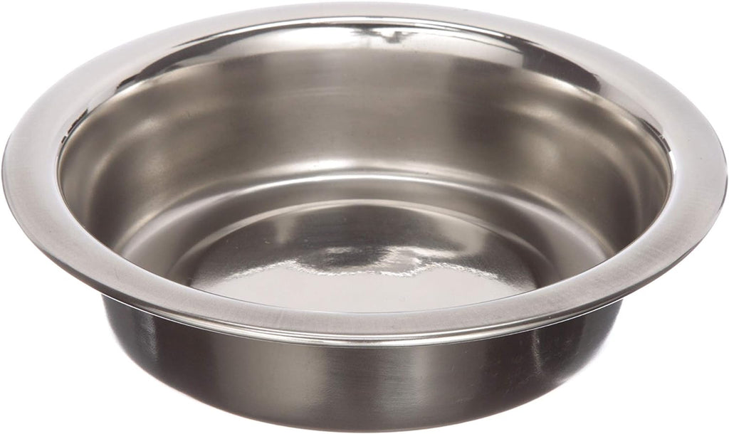 Neater Pet Brands 1 Cup (8 oz.) Shallow Stainless Steel Cat Bowls, 1 Single Neater Feeder Replacement Bowl (Express & Deluxe), Metal Cat Dishes for Food and Water, Whisker Friendly, Dishwasher Safe 