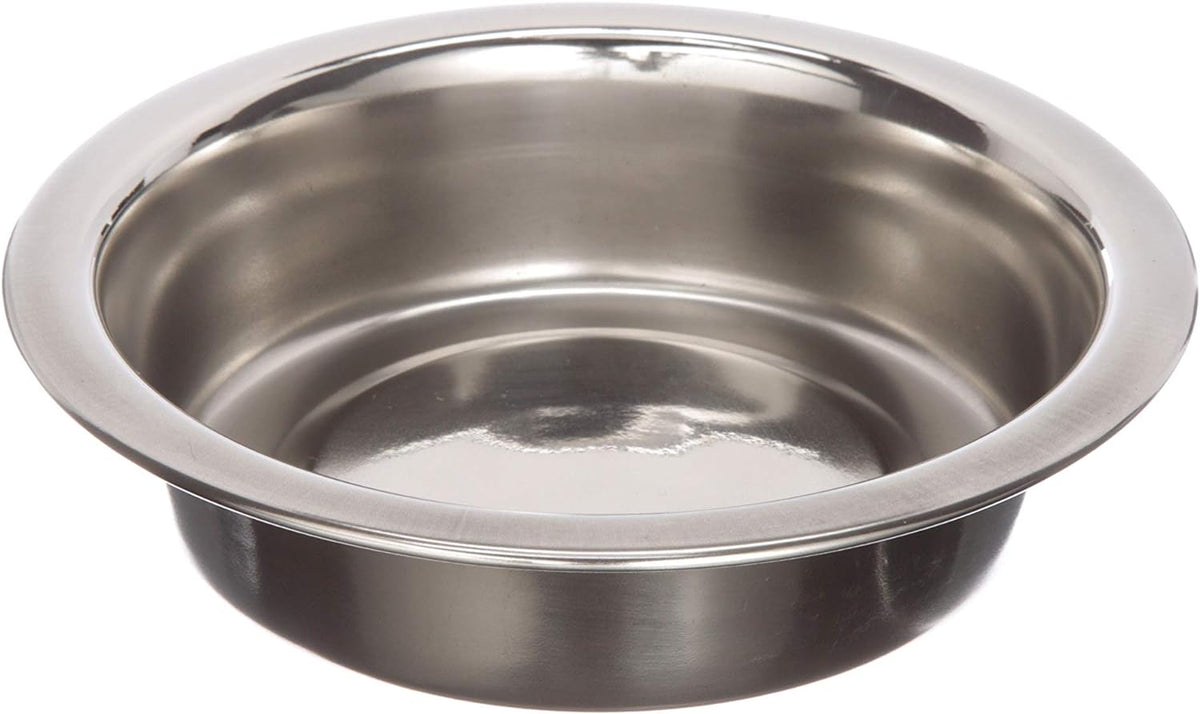 Neater Pet Brands 1 Cup (8 oz.) Shallow Stainless Steel Cat Bowls, 1 Single Neater Feeder Replacement Bowl (Express & Deluxe), Metal Cat Dishes for Food and Water, Whisker Friendly, Dishwasher Safe 