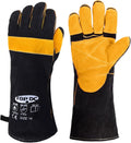 TOPDC Animal Handling Gloves, 16-Inch Bite & Scratch Resistant for Dog Cat