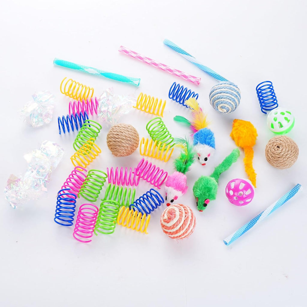 Cat Toys 38 Pack, Kitten & Adult Toys for Indoor Cats