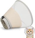 Supet Soft Cat Cone Collar Recovery to Stop Licking Breathable Mesh Surgery