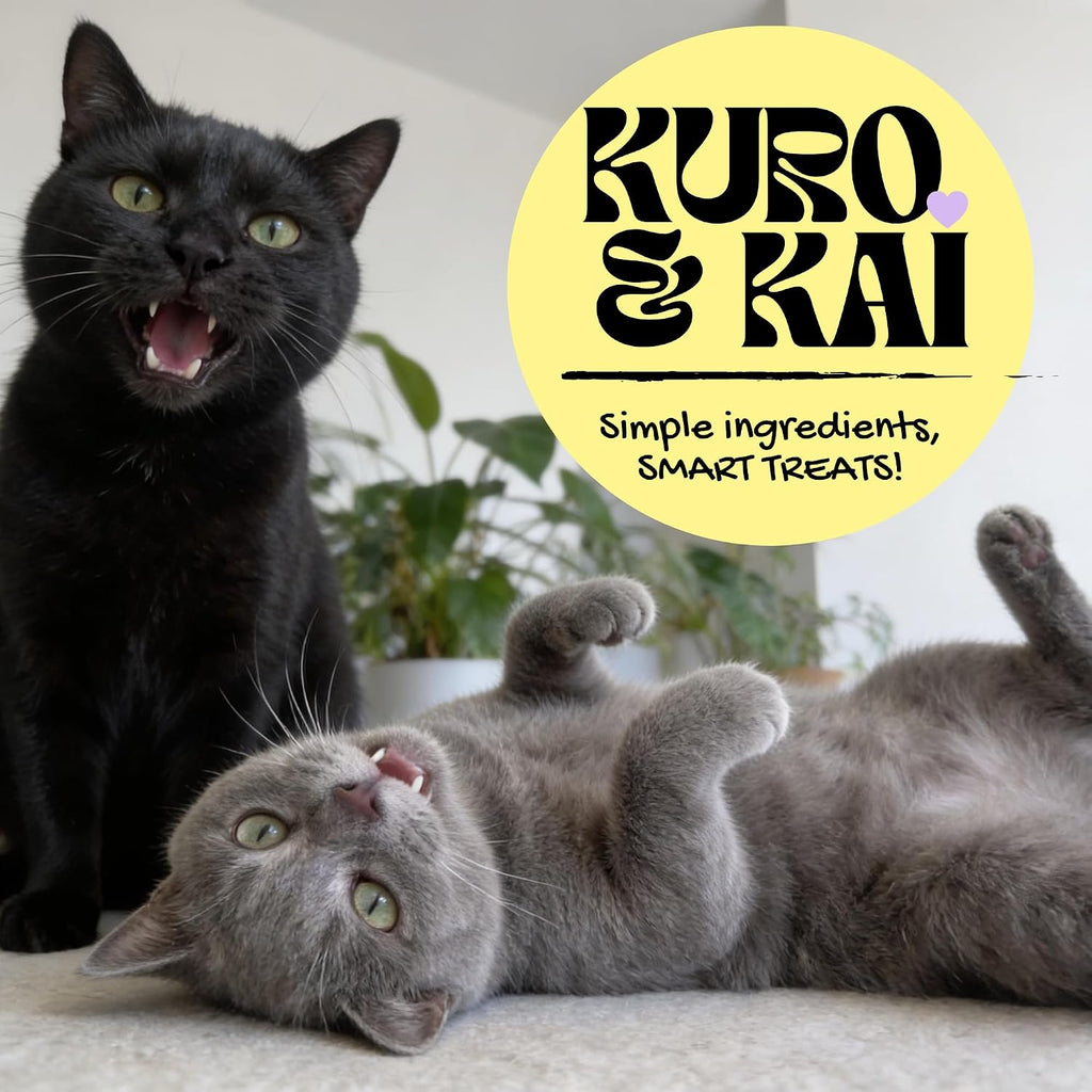 KURO & KAI Freeze Dried Goat Milk Cat Treats, Chicken Lollipops, 15 Count