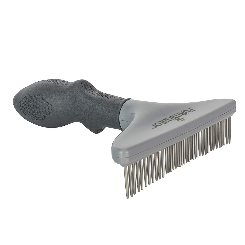 FURminator Grooming Rake Tool for Dogs & Cats With Thick Coats, Standard (Pack of 12)