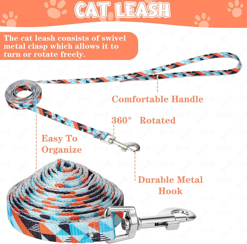 2 Pack Cat Harness and Leash Set Escape Proof Adjustable Cat Harness