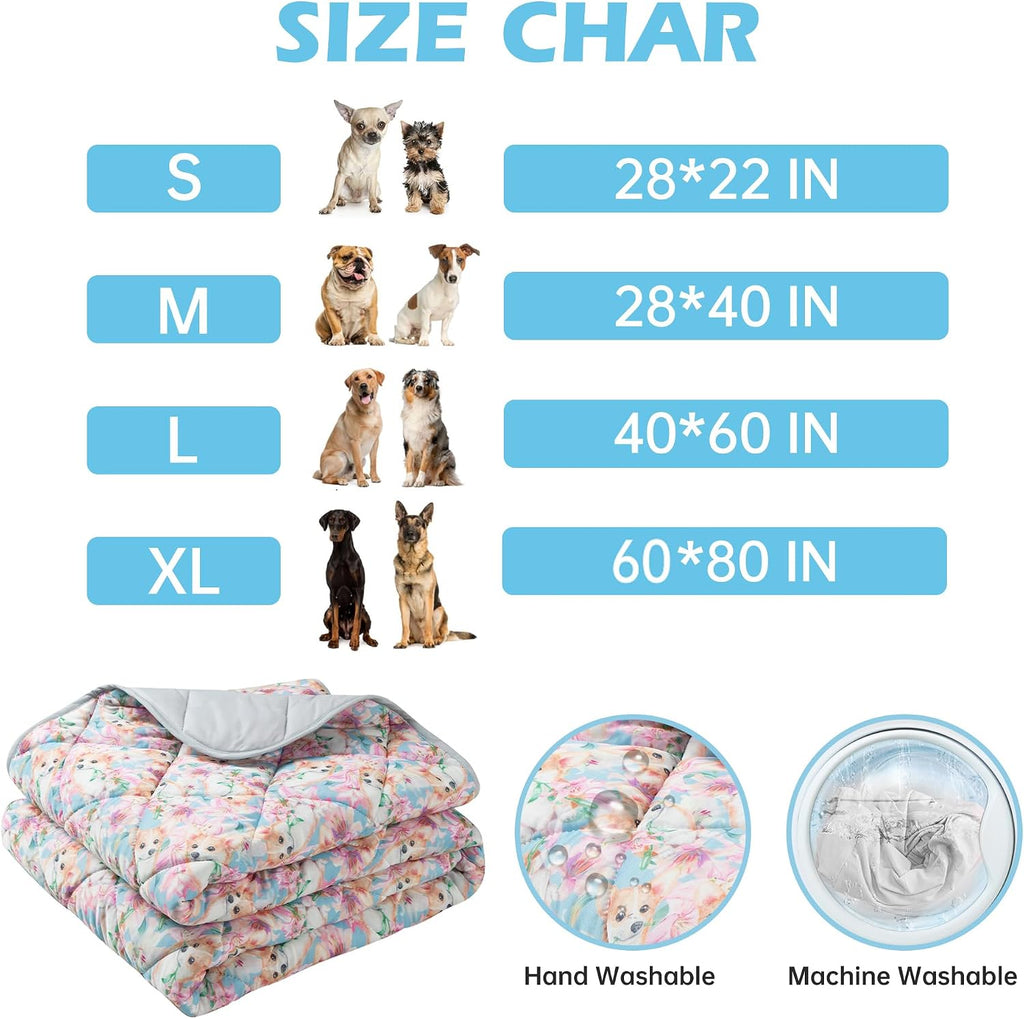 Dog Cooling Mat Large Dog Cooling Mat Indoor Nylon 40 x 60 Inch