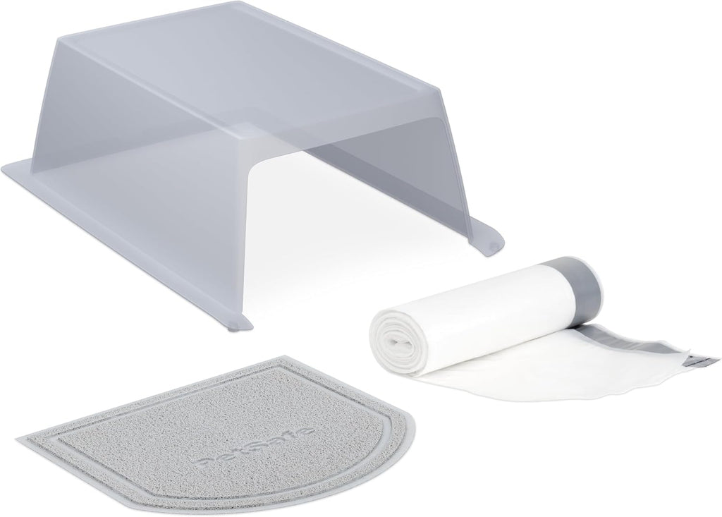 PetSafe ScoopFree Clumping Self Cleaning Litter Box Hood & Accessory Bundle