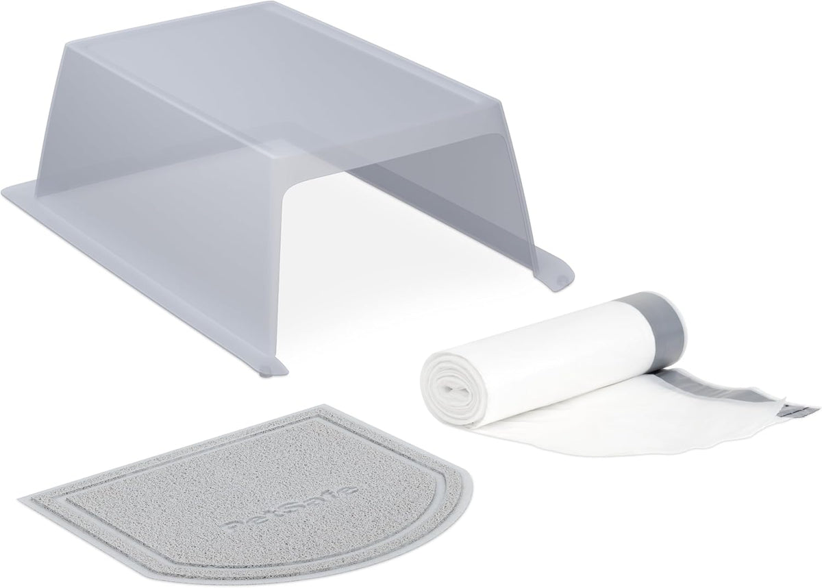 PetSafe ScoopFree Clumping Self Cleaning Litter Box Hood & Accessory Bundle