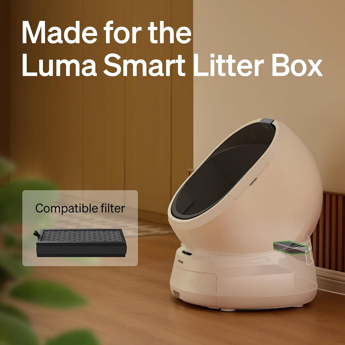 PETLIBRO Carbon Filter Replacement 2 Pack for Luma Automatic Cat Litter Box