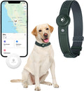 GPS Tracker for Dogs, Dog GPS Tracker, Pet Location Tracker with Collar, Real-Time Tracking, No Monthly Fee or Subscription, Waterproof, 365-Day Long Battery Life, Dog Tracking Device, iOS & Android