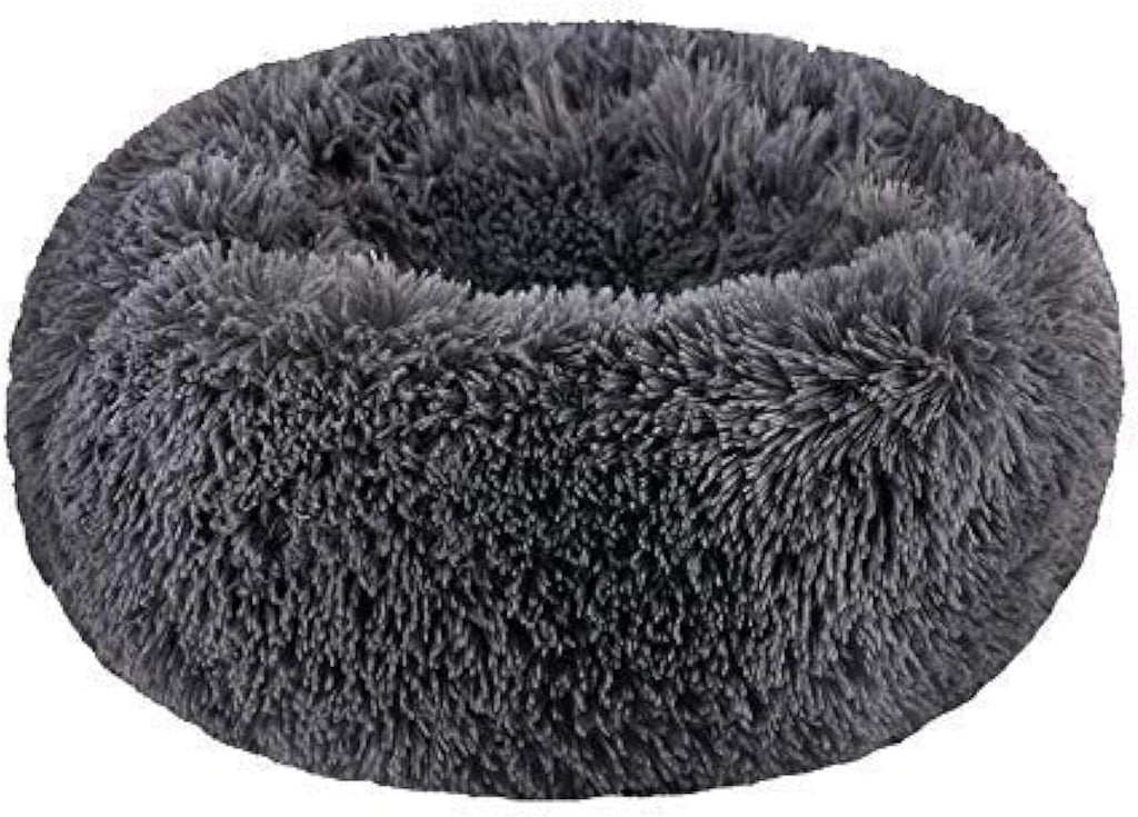 Dog Bed for Small Dogs & Cats, 24 Inch Medium Fluffy Washable Donut Bed