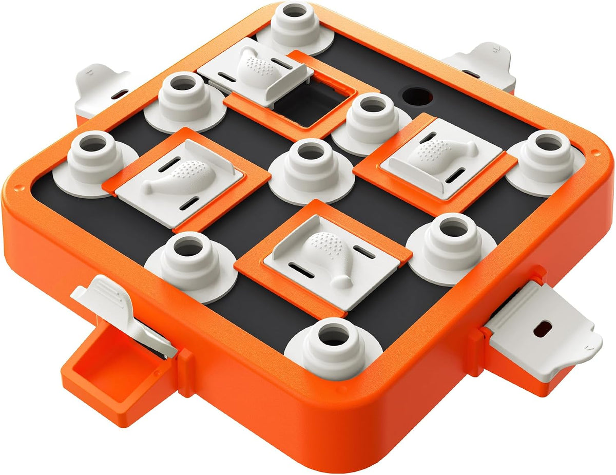 Aluckmao Dog Puzzle Toy Large - Adjustable Levels Food & Treat Game
