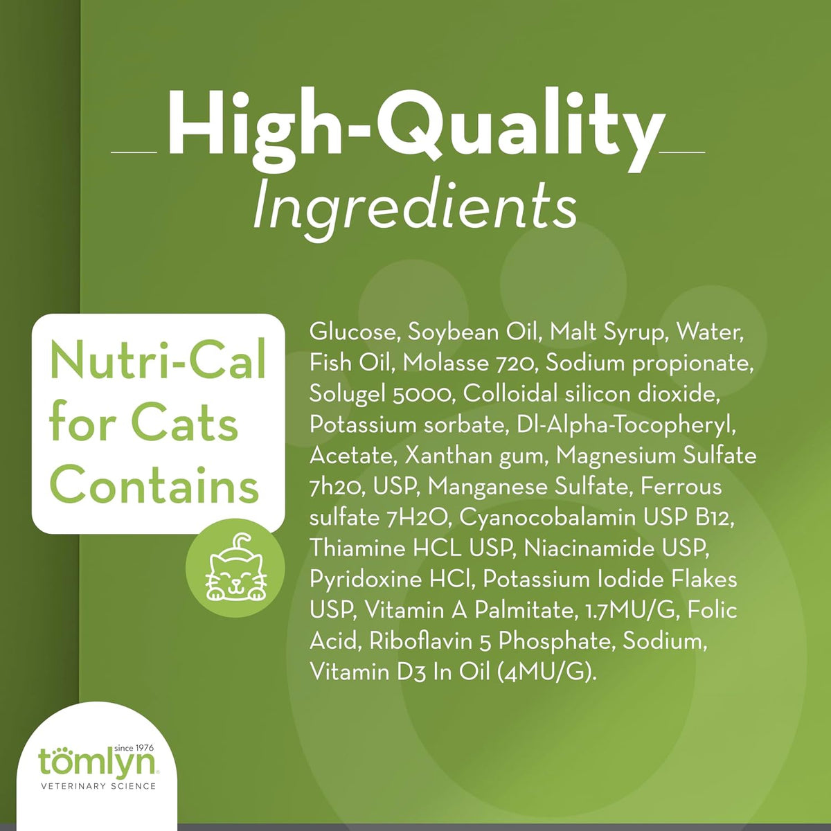 Tomlyn Nutri-Cal High Calorie Gel for Cats, Adult Cat, 4.25 oz (Pack of 3)