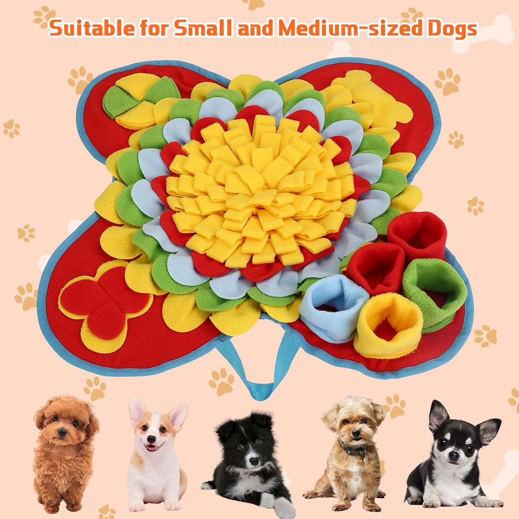 Snuffle Mat for Small Medium Dogs Nose Smell Training, Muilticolor
