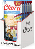 INABA Churu Senior Lickable Cat Treats, Tuna, 24ct