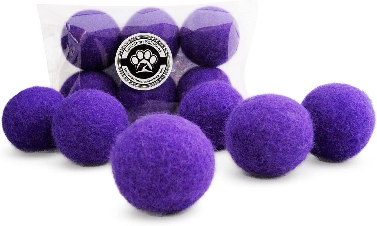 Wool Cat Toys, Purple, 6PCS
