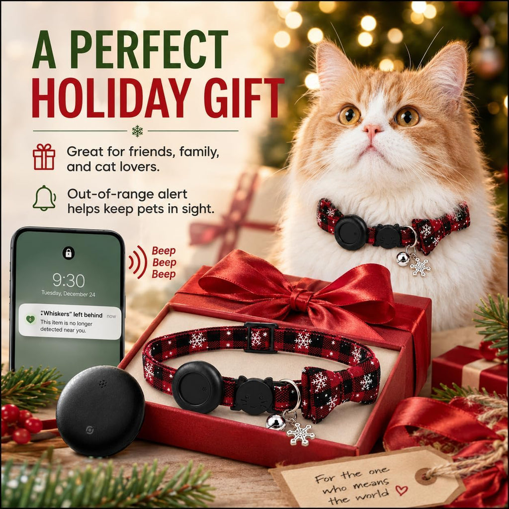 GPS Tracker for cat，Pet Tracker (Android Only) Smart tag,Waterproof Compatible with Google Find My,No Monthly Fee,Advanced Tracking Solution Smart Collar for Pet Safety Ideal Small Large Cats