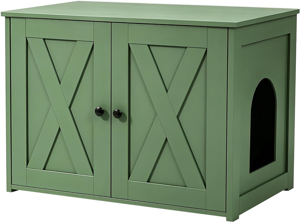 Dwanton Cat Litter Box Enclosure, Hidden Litter Box Furniture, 27.6 Inches