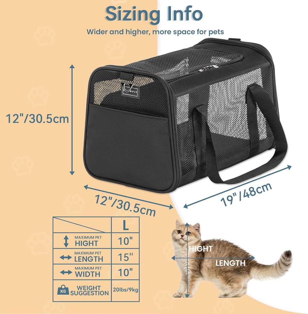 PETSFIT 19 x 12 x 12 Large Cat Carrier