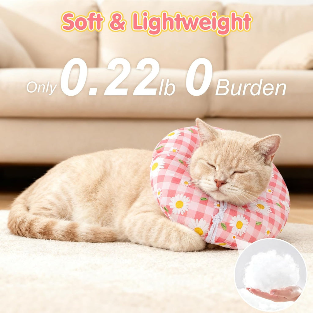 BEAUTYZOO Cat Cone Collars Soft, Cat Donut Recovery E Collar After Surgery