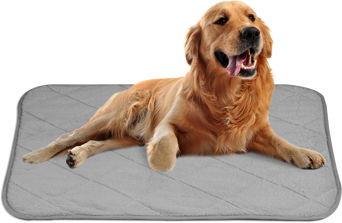 NWK Self Warming Thermal Pet Mat for Dogs and Cats (Misty Gray, Large)