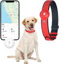 GPS Tracker for Dogs, Dog GPS Tracker, Pet Location Tracker with Collar, Real-Time Tracking, No Monthly Fee or Subscription, Waterproof, 365-Day Long Battery Life, Dog Tracking Device, iOS & Android