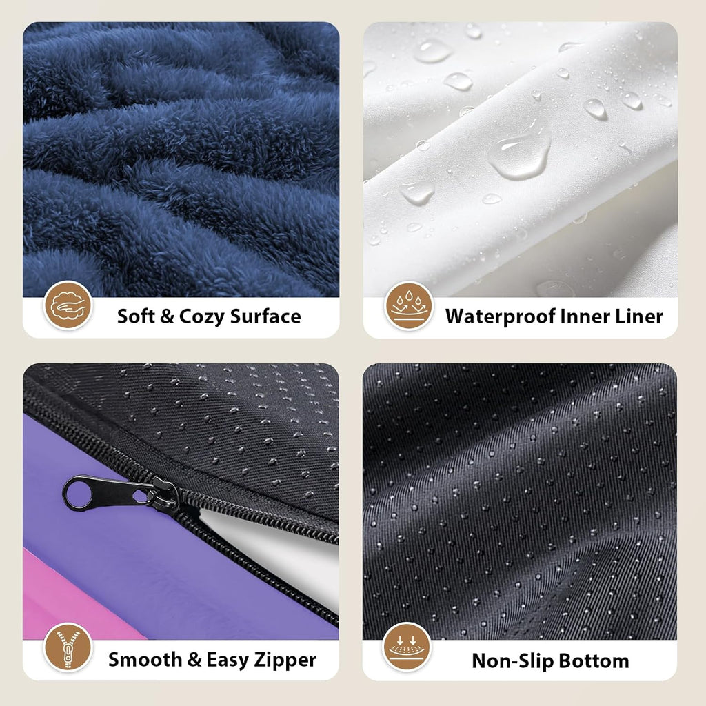 Chez Paw Waterproof Orthopedic XL Dog Bed for Large and Extra Large Dogs