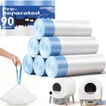 90 Count Cat Litter Box Bags for Automatic Cat Litter Box with Drawstring