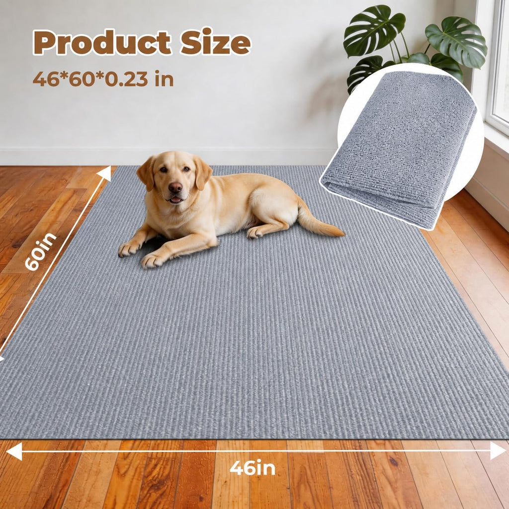 Dog Crate Mat, 46 in X 60 in Dog Playpen Mat Kennel Mat