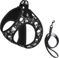 MUKIO Floral Sugar Skull No Pull Dog Harness Vest