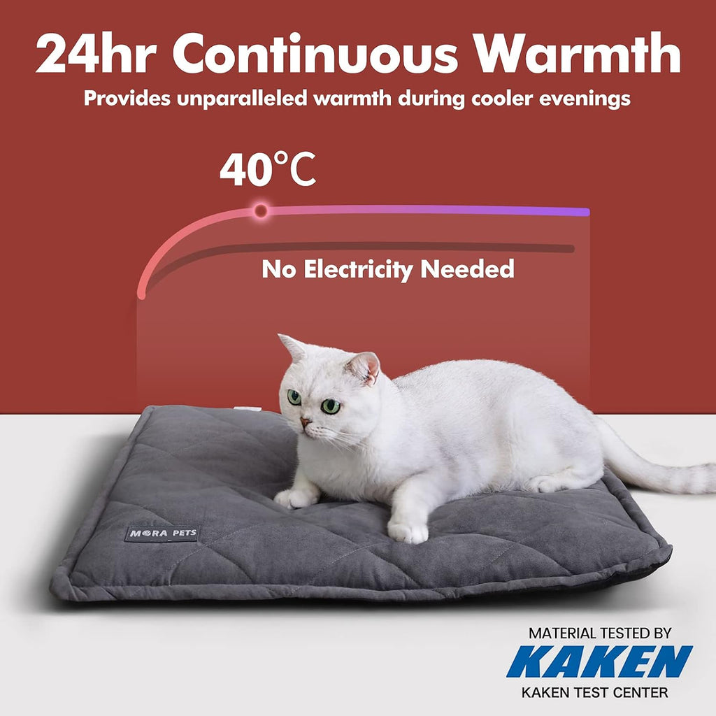 Mora Pets Self Heating Cat Bed Self Warming Cat Pad 24 x 18 Inches