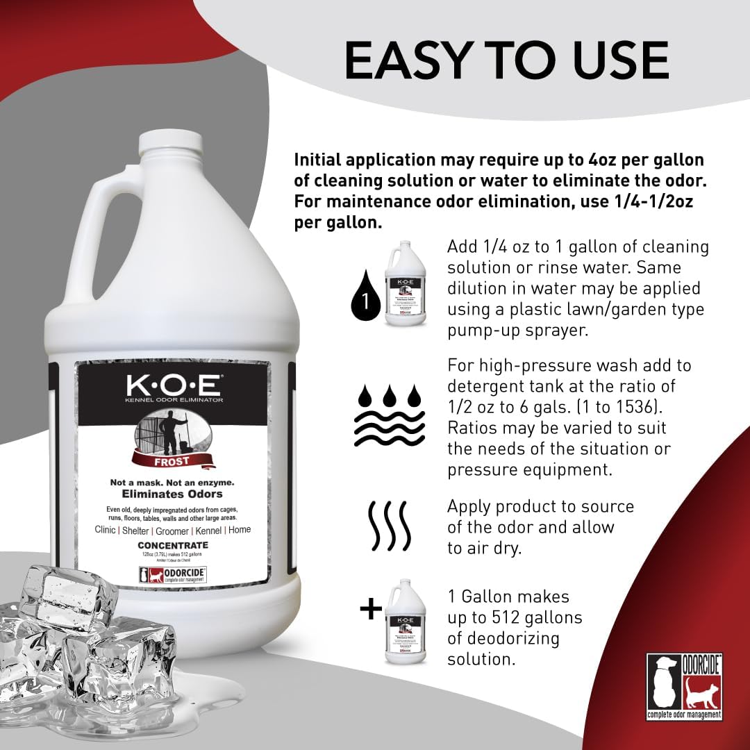 Odorcide KOE Frost Concentrate, 128 oz