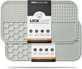 Pup Culture Dog Lick Mat for Dogs (2 Pack), Feeding Pad for Anxious Pets Plus 4 Different Puzzles for Mental Stimulation for Dogs - Supports Mental, Dental, and Digestive Health - Heavy Duty