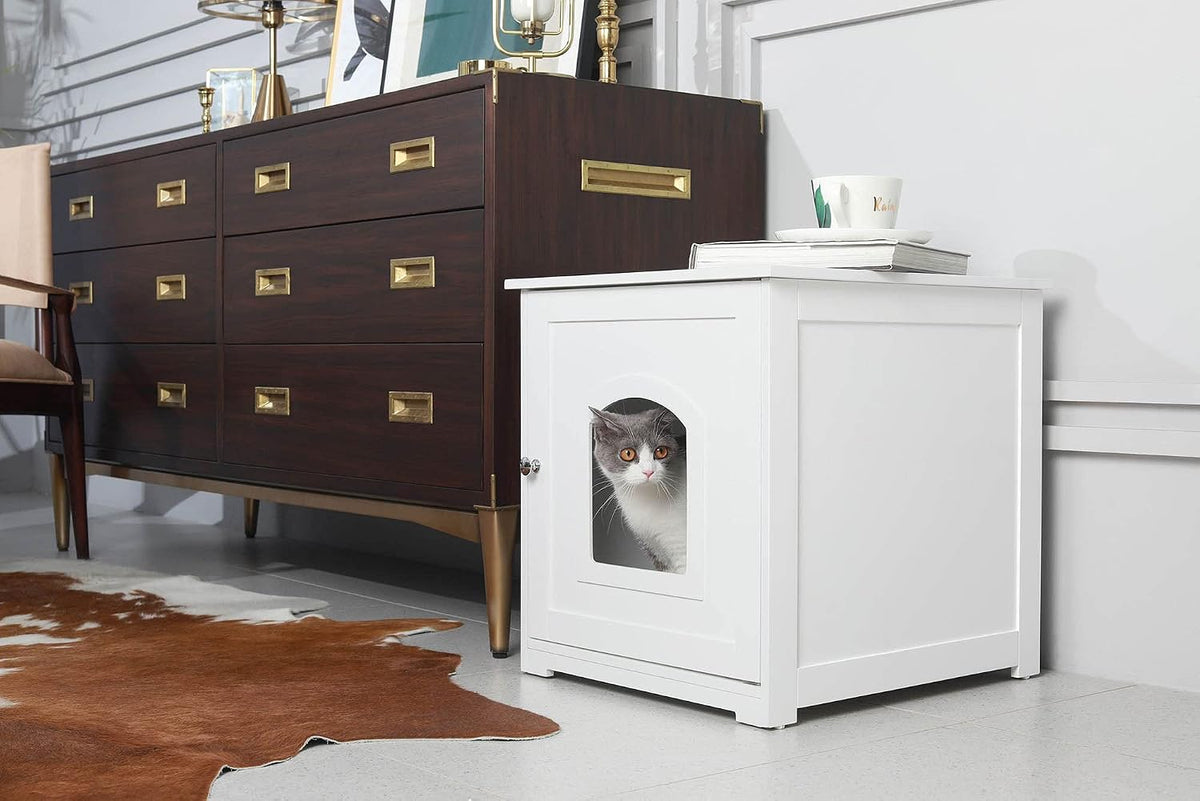 zoovilla Kitty Litter Cabinet – Hidden Litter Box Furniture