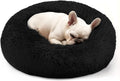 Hoewina Dog & Cat Bed, 20in Cat Beds for Indoor Cats (Black)